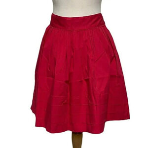 Banana Republic size 0 red cotton full skirt‎
